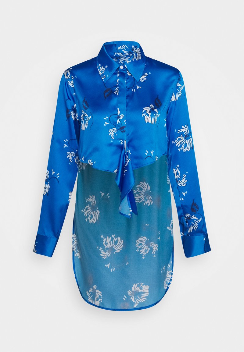 Who What Wear Overhemdblouse blauw Who What Wear Overhemdblouse blauw