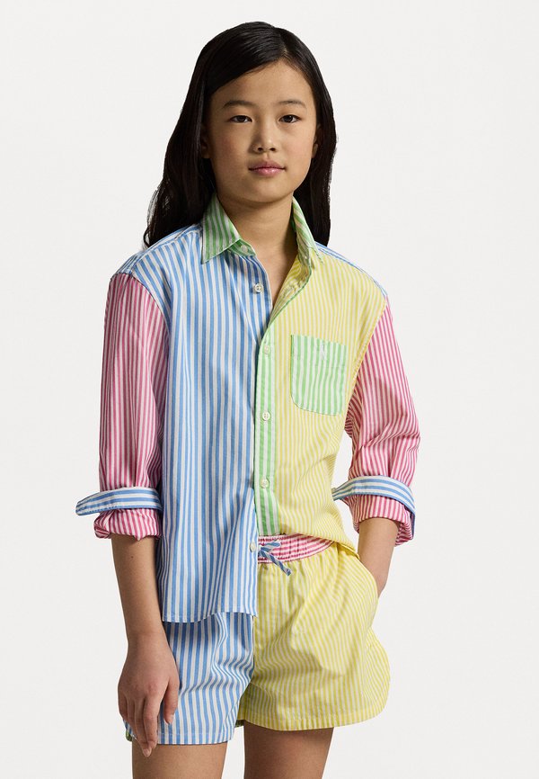 STRIPED COTTON BOXY FUN SHIRT - Button-down blouse - multi4