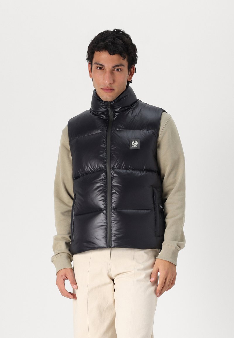 Belstaff RESOLVE GILET - Strukirani kaput - black