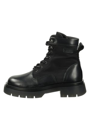 MEGHANY - Bottines à lacets - black