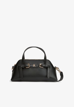 Tommy Hilfiger, BUCKLE STRAP CROSSBODY TOTE BAG - Дамска чанта - black