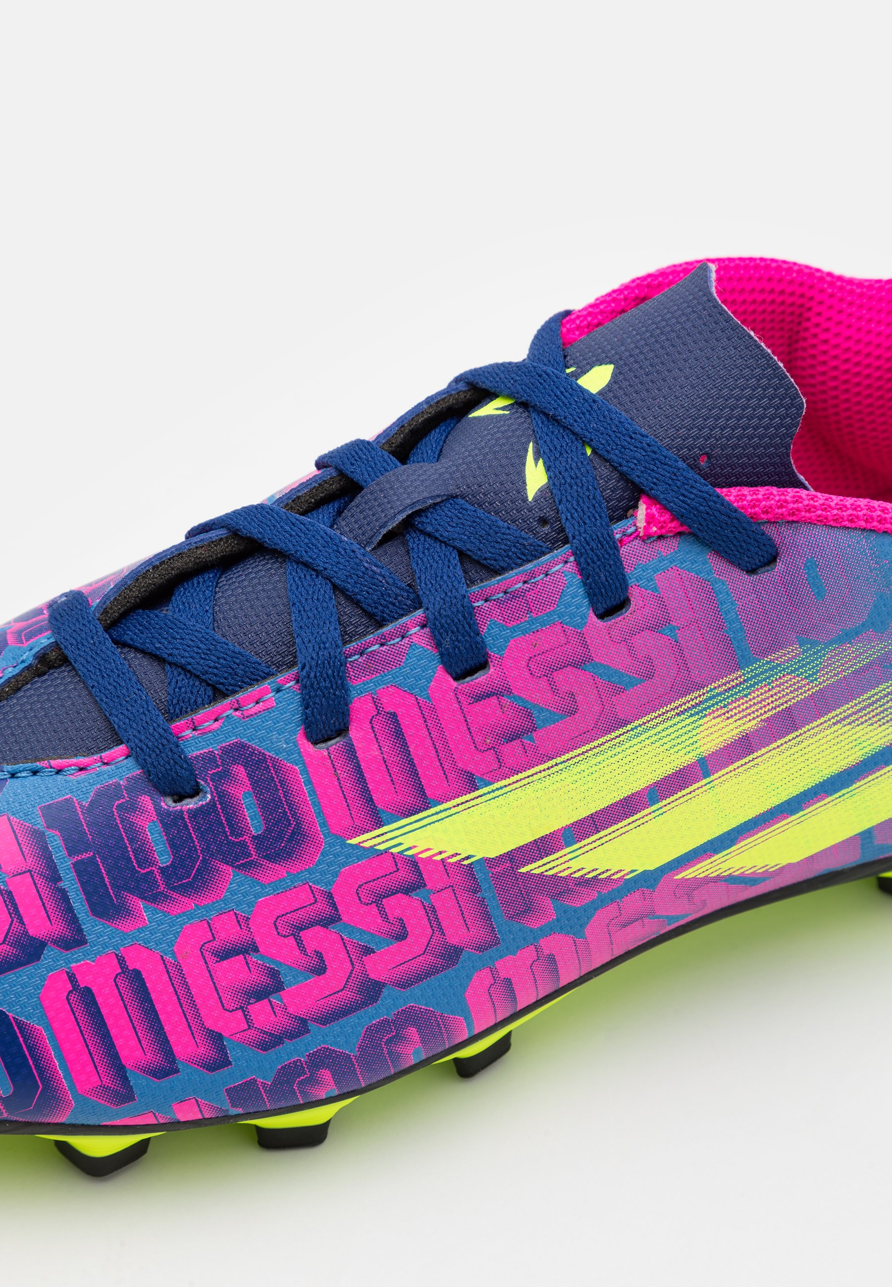 adidas Performance X SPEEDFLOW MESSI.4 FXG UNISEX - Voetbalschoenen met  kunststof noppen - victory blue/shock pink/solar yellow/blauw - Zalando.nl