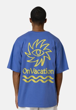 Print T-shirt - blue