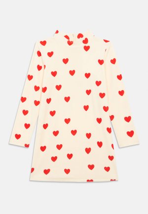 Mini Rodini HEARTS DRESS - Φόρεμα ημέρας - white