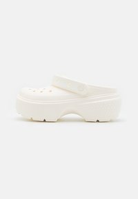 Crocs - STOMP UNISEX - Baseina iešļūcenes - chalk Miniatūras attēls 1