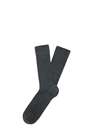 RIBBED  - Calze - grey