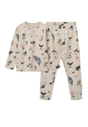 WILHELM PRINTED UNISEX SET - Pyjama - sea creature/sandy