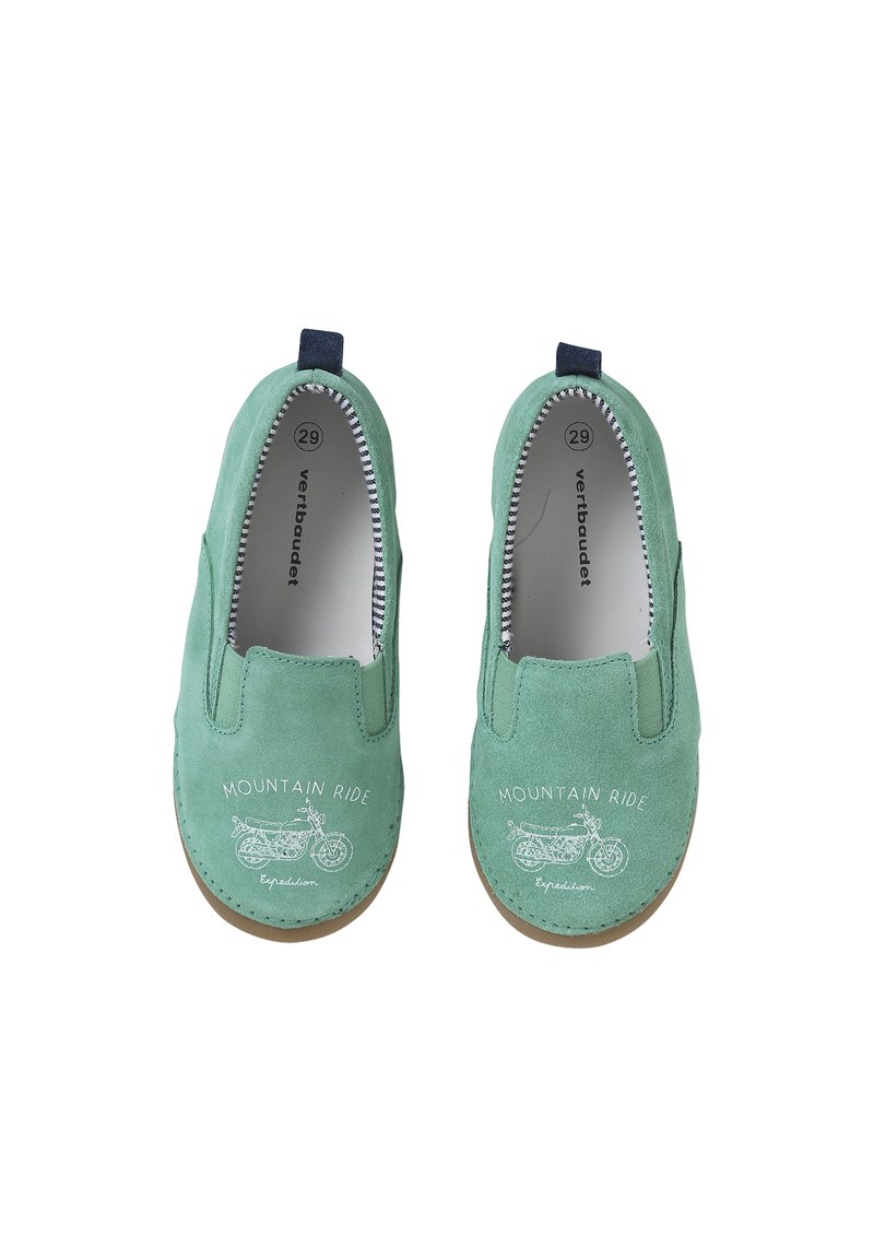 Kinder Riemchensandalen | Vertbaudet Pantolette flach green/grün - WS14265 Kinder Riemchensandalen | Vertbaudet Pantolette flach green/grün - WS14265