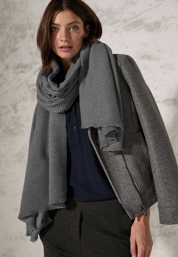 PLISSÉE - Schal - grau