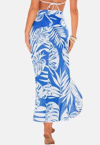 Cupshe Complementos de playa - dark blue floral