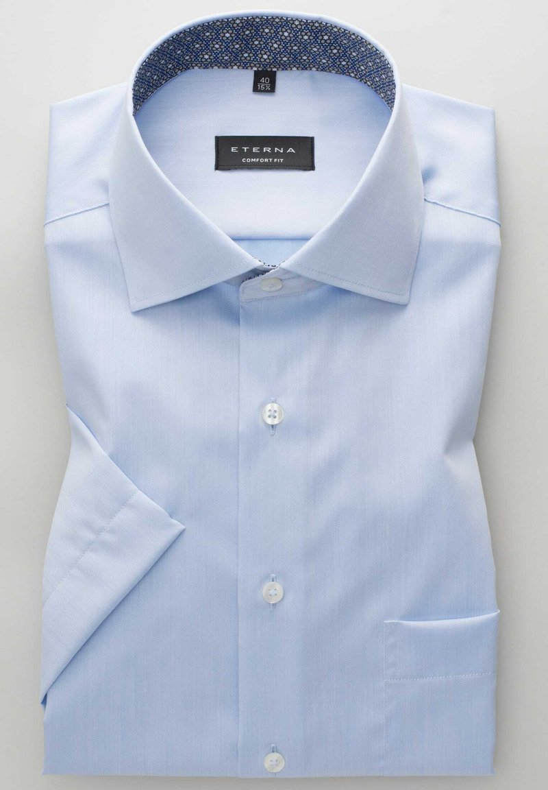 Herren Komplettanzüge | Eterna KURZARM Businesshemd blau - CC15699 Herren Komplettanzüge | Eterna KURZARM Businesshemd blau - CC15699