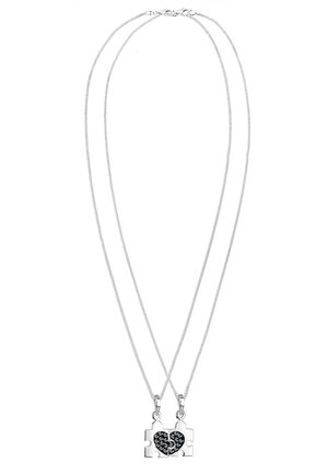 SET PARTNER PUZZLE  - Collier - schwarz