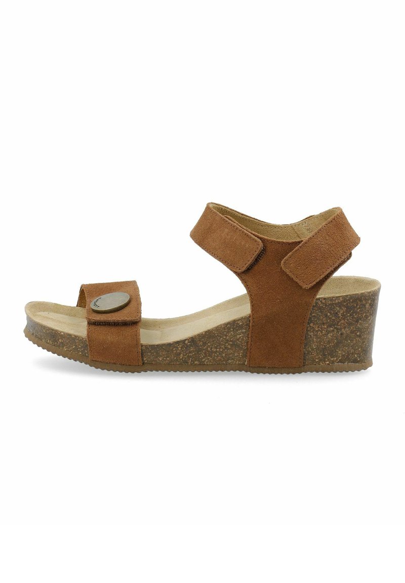 Ca'Shott CASMETTE  - Sandály na platformě - toffee