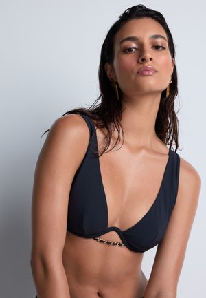 DE BAIN MONO-ARMATURE SPARKLING TRE - Haut de bikini - black