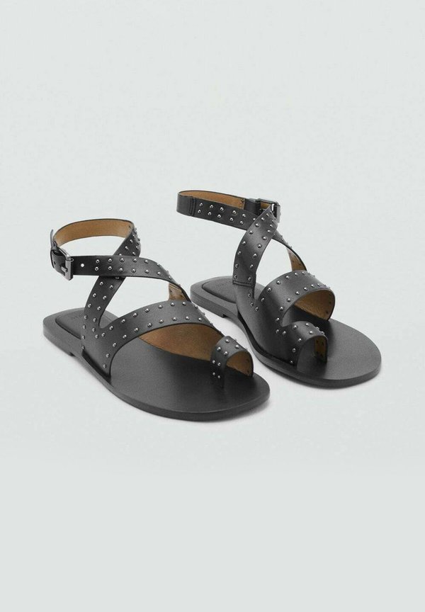 STUDDED - T-bar sandals4
