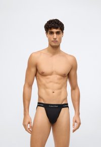 Calvin Klein Underwear JOCK STRAP 3 PACK - Alushousut - black/chalk/currie