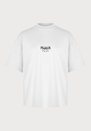 Pegador RAMIRA HEAVY OVERSIZED TEE - Triko s potiskem - white