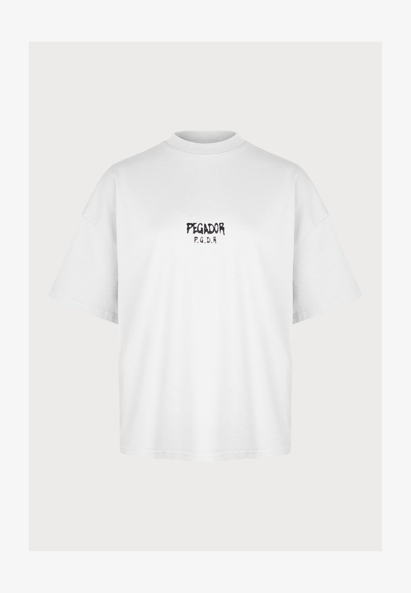 Pegador RAMIRA HEAVY OVERSIZED TEE - T-shirt imprimé - white