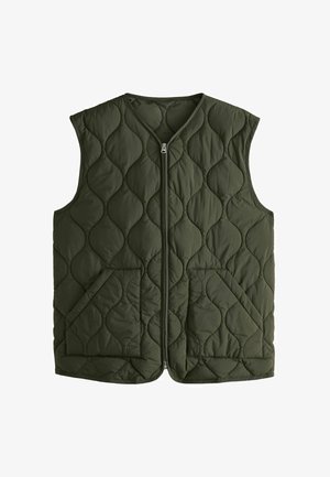Next, ONION QUILTED GILET - Weste - green