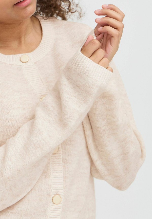 FRELVIRA - Cardigan - limestone melange4