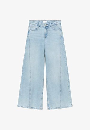 TEEN - Kavbojke na trapez - light blue