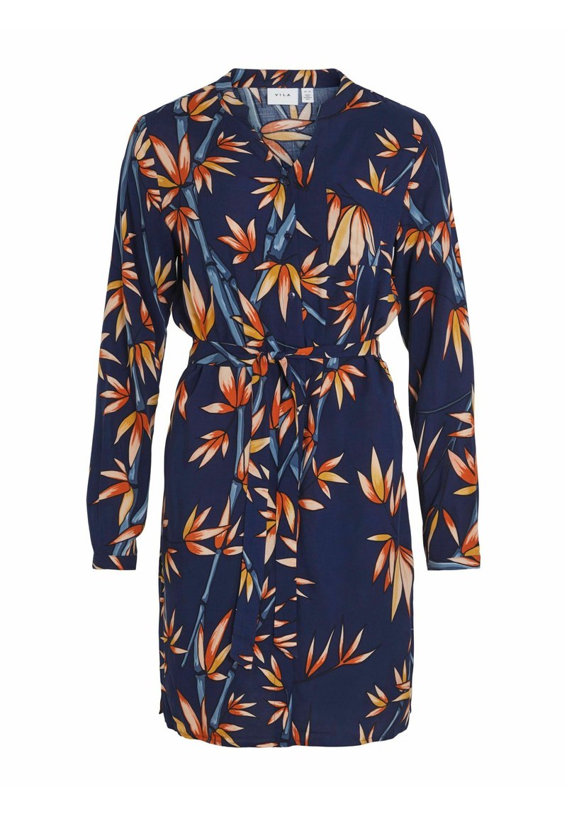 Vila Blousejurk donkerblauw Vila Blousejurk donkerblauw