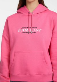 Guess Jeans GJ   AMERICAN TR  - Felpa - fuchsia