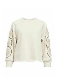 OBJDORINA - Sweater - white sand