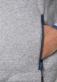 CMP MAN JACKET - Fleecejacka - cemento/bluesteel