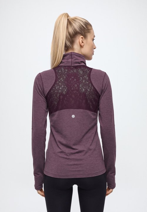ASICS NAGINO RUN WINTER - Long sleeved top - dark aubergine — foto 3