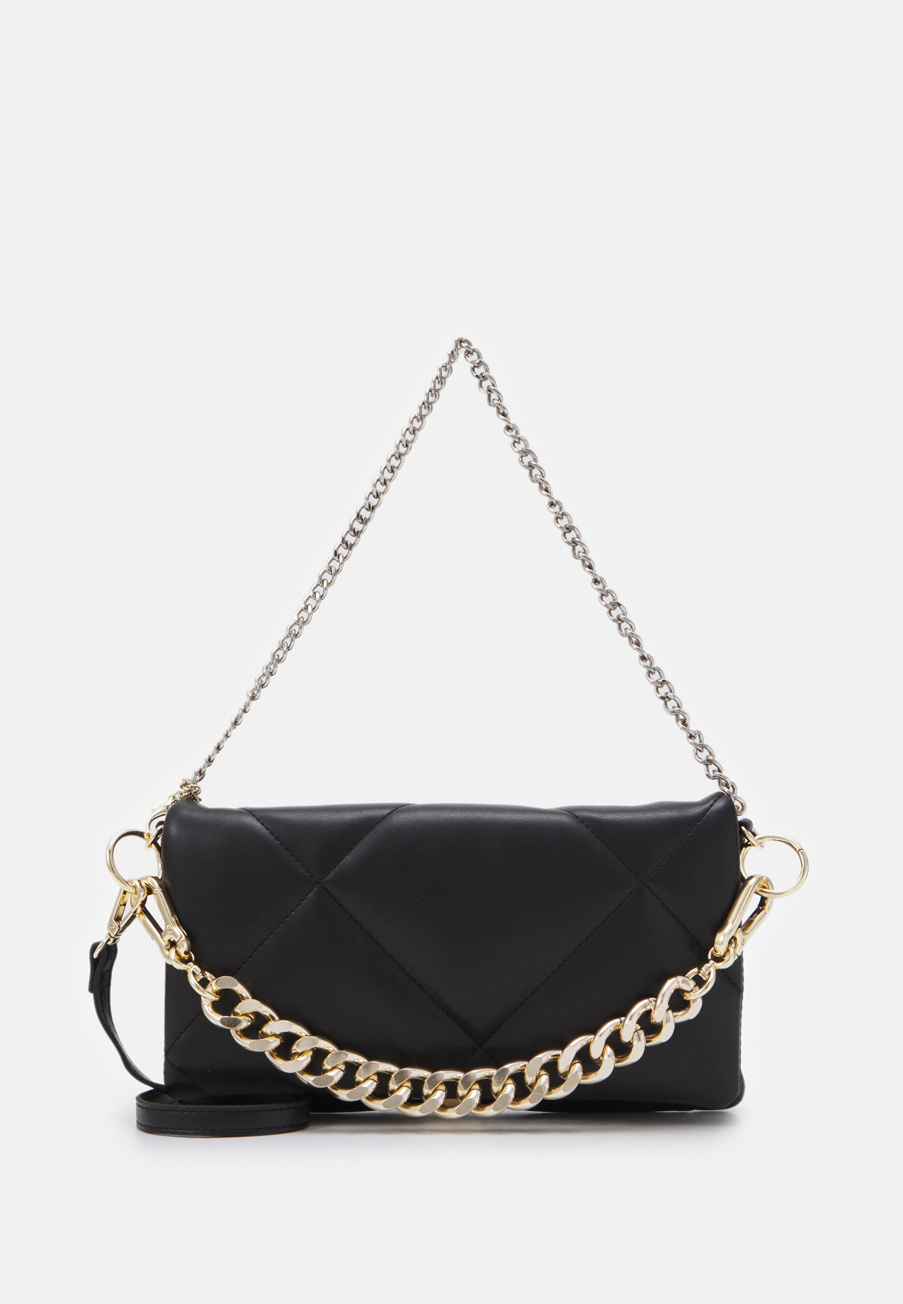 steve madden black clutch