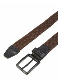 camel active FLECHTMUSTER - Gevlochten riem - dark brown