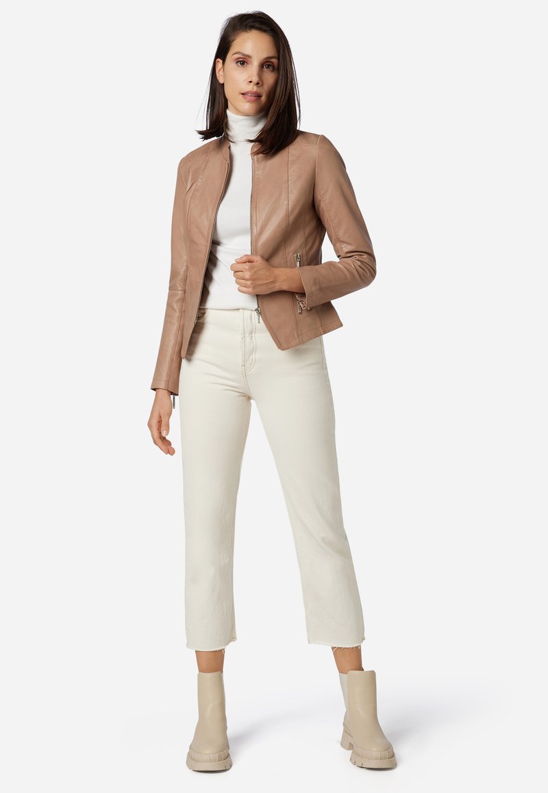 Damen Leichte Jacken | Ricano ABIGALE Lederjacke taupe - XW94405 Damen Leichte Jacken | Ricano ABIGALE Lederjacke taupe - XW94405