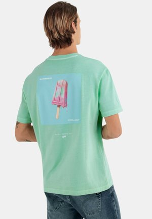 T-shirt con stampa - verde