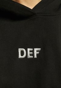 DEF DOUBLE - Kapuzenpullover - black