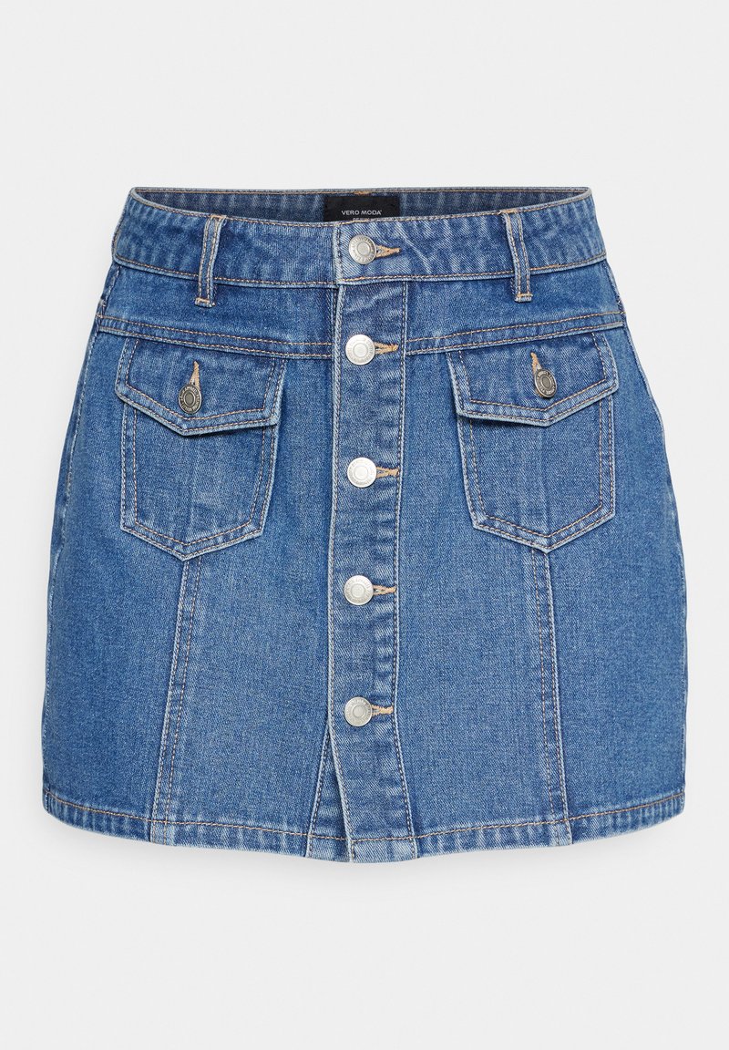 Vero Moda Minirok blauw denim/bluedenim