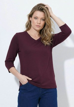 Ulla Popken, 2 PACK - Camiseta de manga larga - burgundy