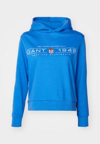 SHIELD HOODIE - Felpa con cappuccio - greece blue
