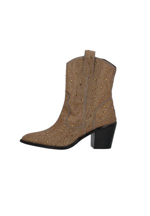Bottines à talons hauts - dk taupe stones