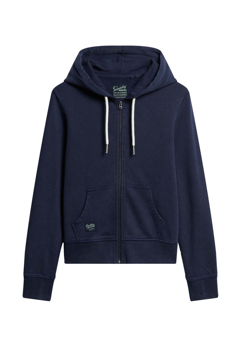 Superdry & Co Sweater met rits blauw