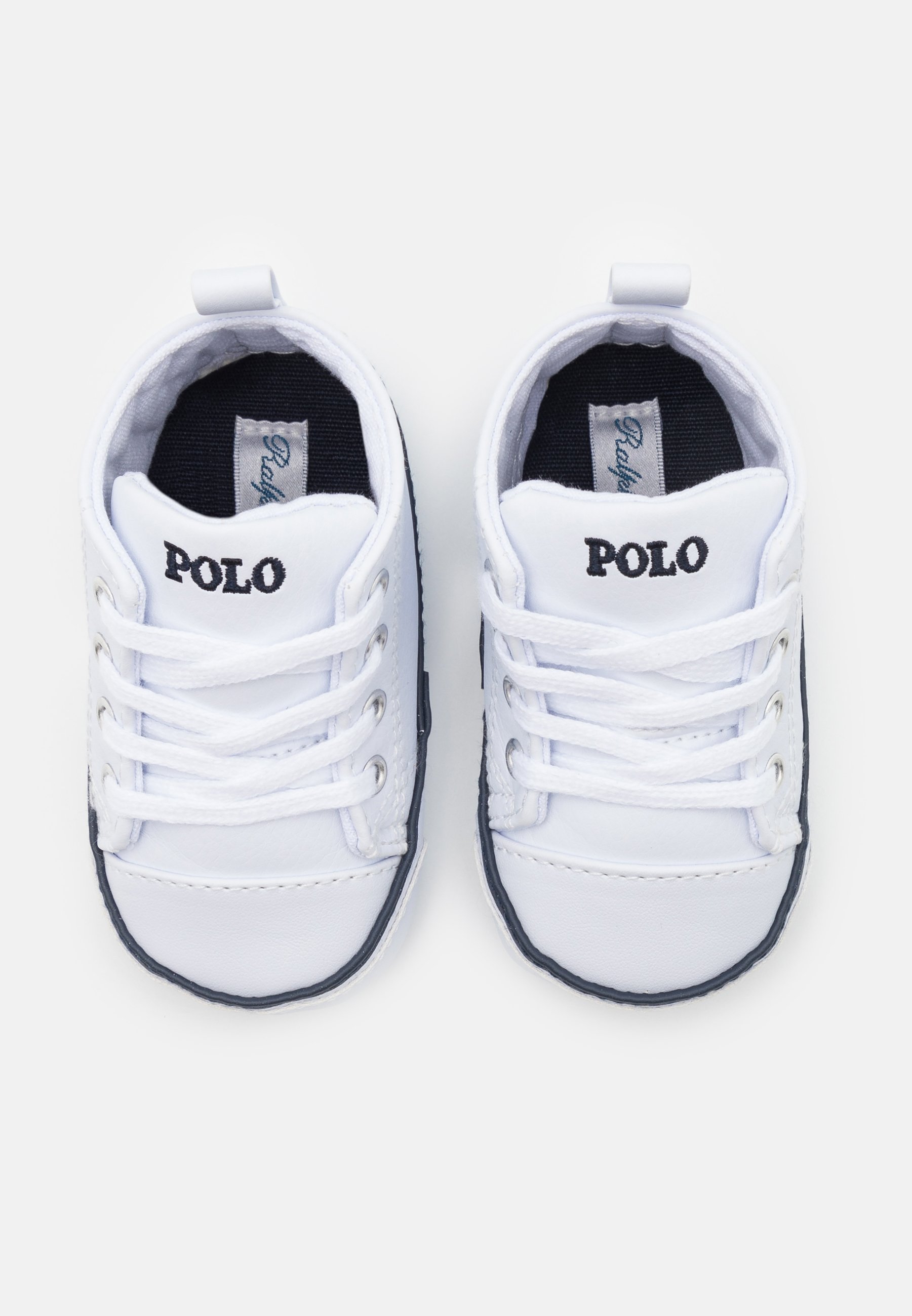 Polo Ralph Lauren HAMPTYN HI LAYETTE UNISEX - Scarpe neonato -  white/navy/bianco - Zalando