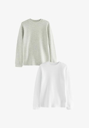 THERMAL 2 PACK REGULAR FIT - Ilgarankovis viršutinės dalies drabužis - grey white