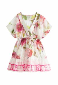 Baker by Ted Baker - FLORAL KAFTAN - REGULAR FIT - Kokteiļkleita/ballīšu kleita - white Miniatūras attēls 1