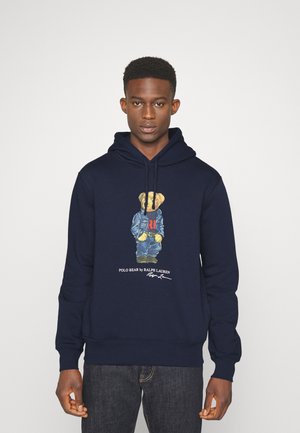HOOD LONG SLEEVE - Sweat à capuche - cruise navy denim