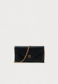 FLAT MINI - Borsa a tracolla - nero/gold-coloured