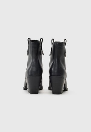 Call It Spring Women's Janiss Ankle Boots - Pointy Toe Block Heel Vegan Boots