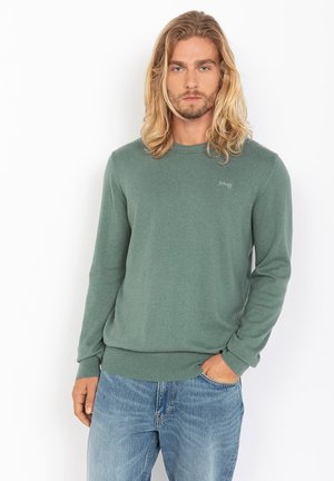 COL ROND - Strickpullover - sage kaki