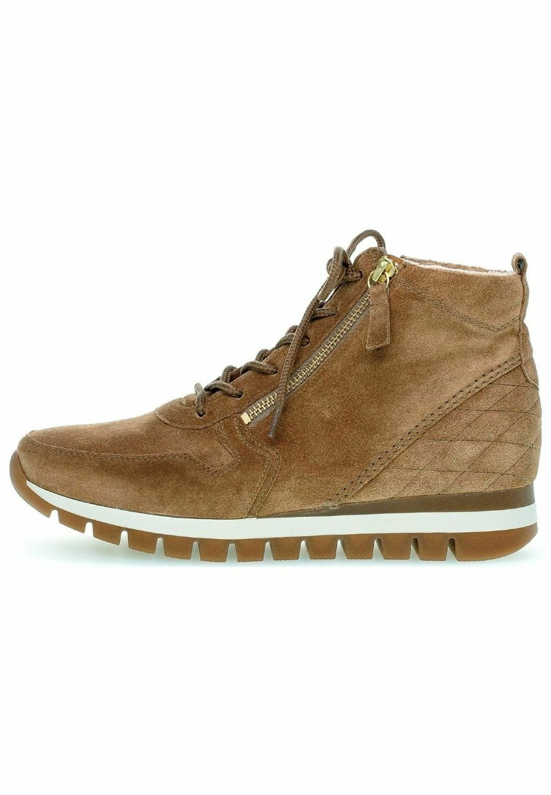 gabor leather high top trainers