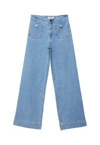 MINIMALIST WITH POCKETS  - Kavbojke na trapez - light blue