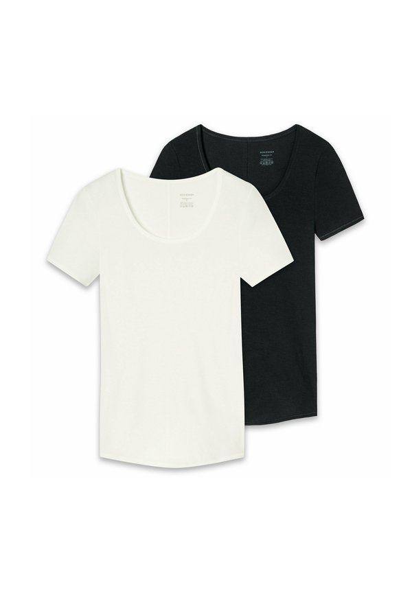 2-PACK  - Undershirt - schwarz weiß4